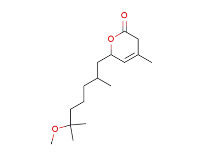 6-(6-Methoxy-2,6-dimethyl-heptyl)-4-methyl-3,6-dihydro-pyran-2-one