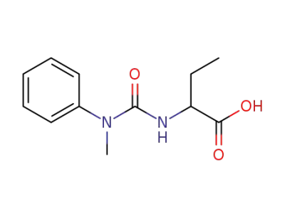 2-(3-methyl-3-phenylureido)butanoic acid