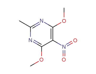 5-nitro-4,6-dimethoxy-2-methylpyrimidine