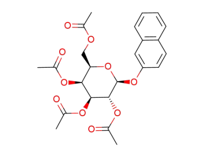(2R,3S,4S,5R,6S)-2-(acetoxymethyl)-6-(naphthalen-2-yloxy)tetrahydro-2H-pyran-3,4,5-triyl triacetate
